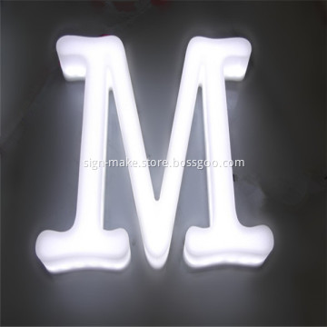 Solid Acrylic LED Channel Letters